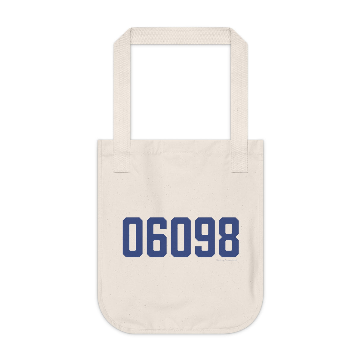 06098 Winchester Connecticut Zip Code Organic Canvas Tote Bag