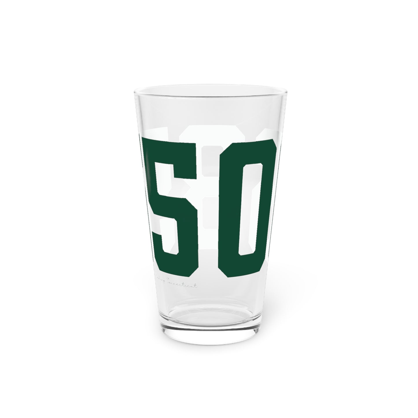 06855 Norwalk Connecticut Zip Code Pint Glass, 16oz