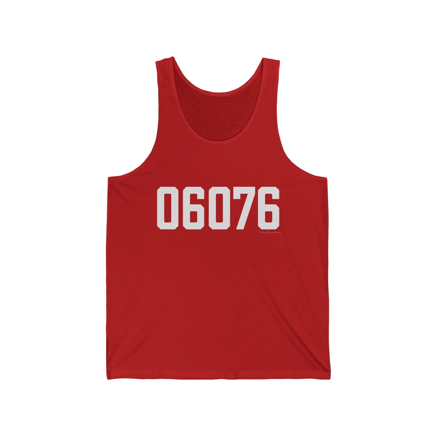 06076 Stafford CT Zip Code Unisex Jersey Tank Top