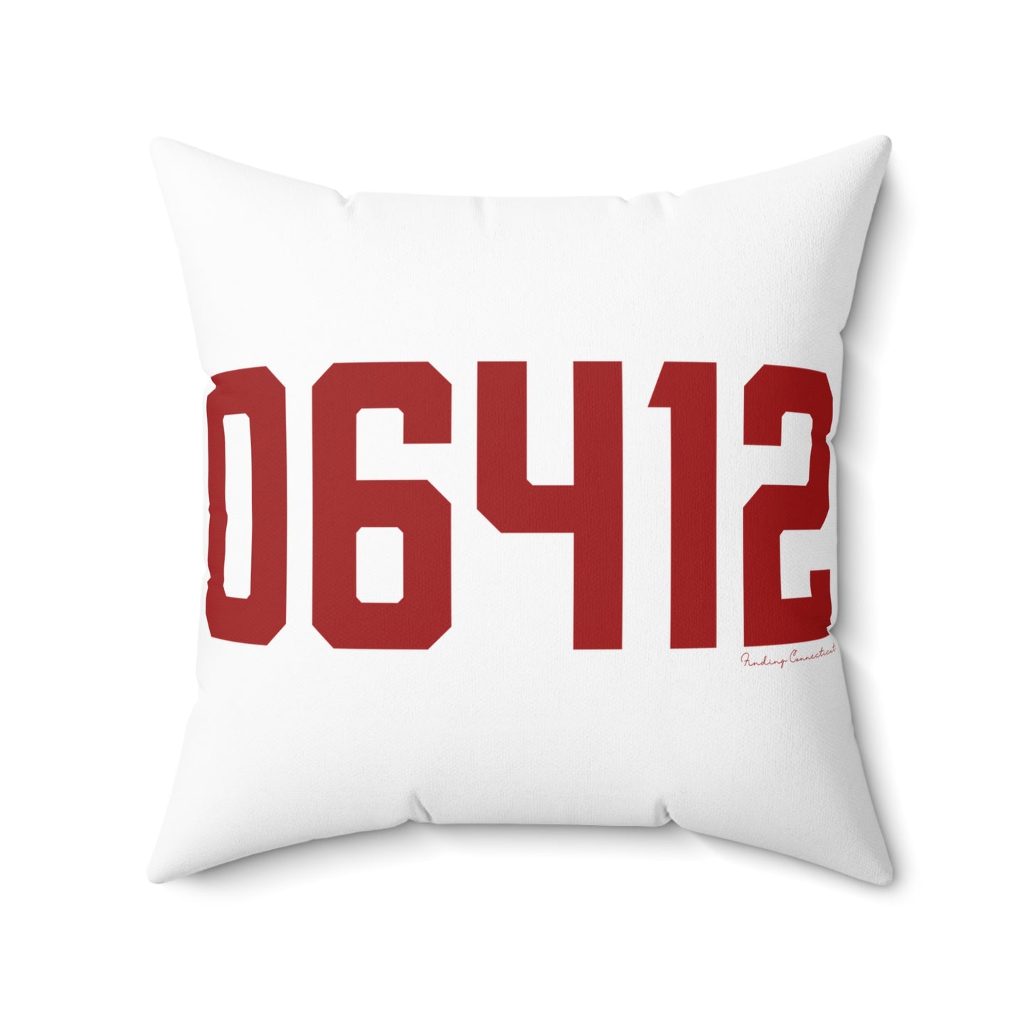 06412 Chester Connecticut Zip Code Spun Polyester Square Pillow