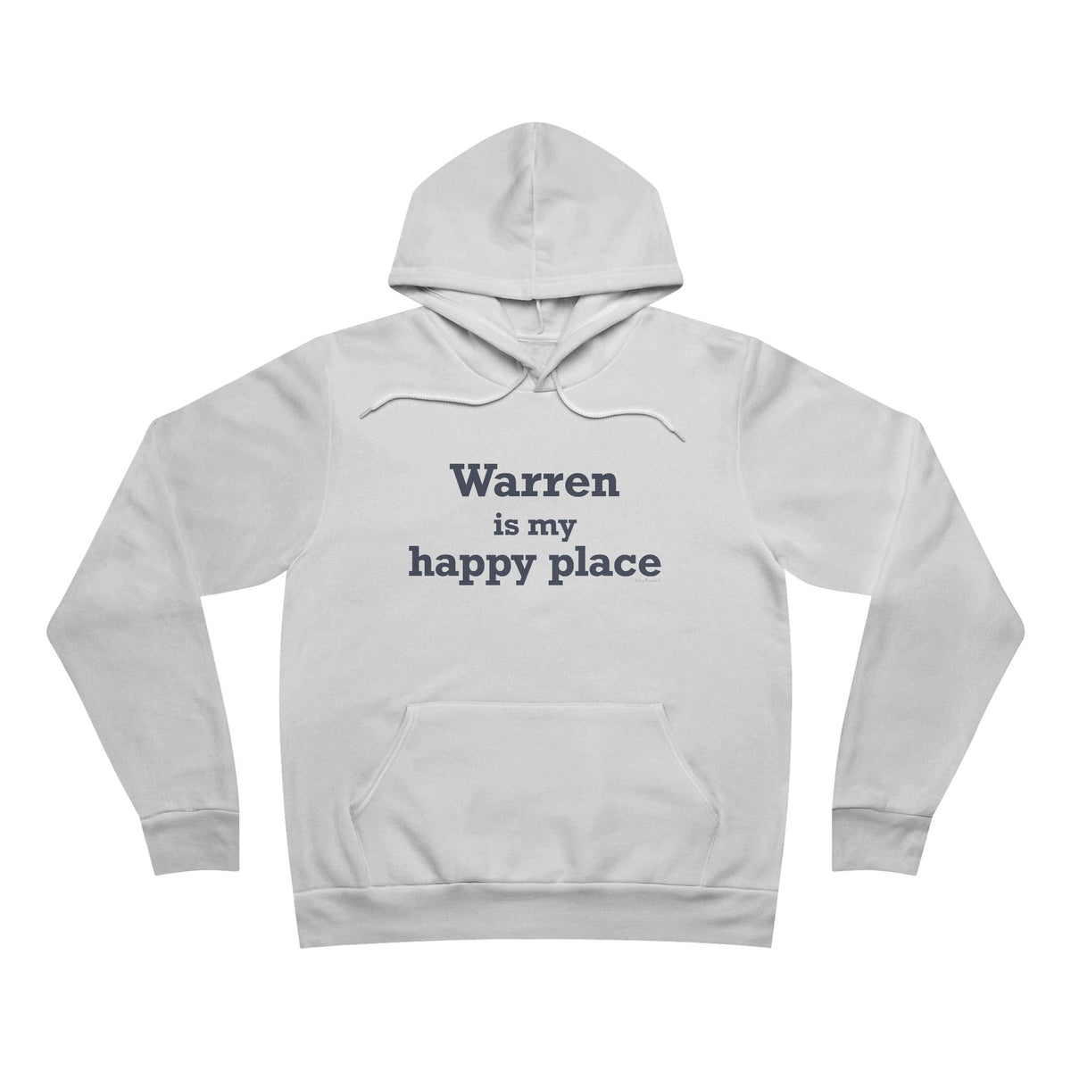 Warren is My Happy Place Unisex Sponge Fleece Pullover Hoodie