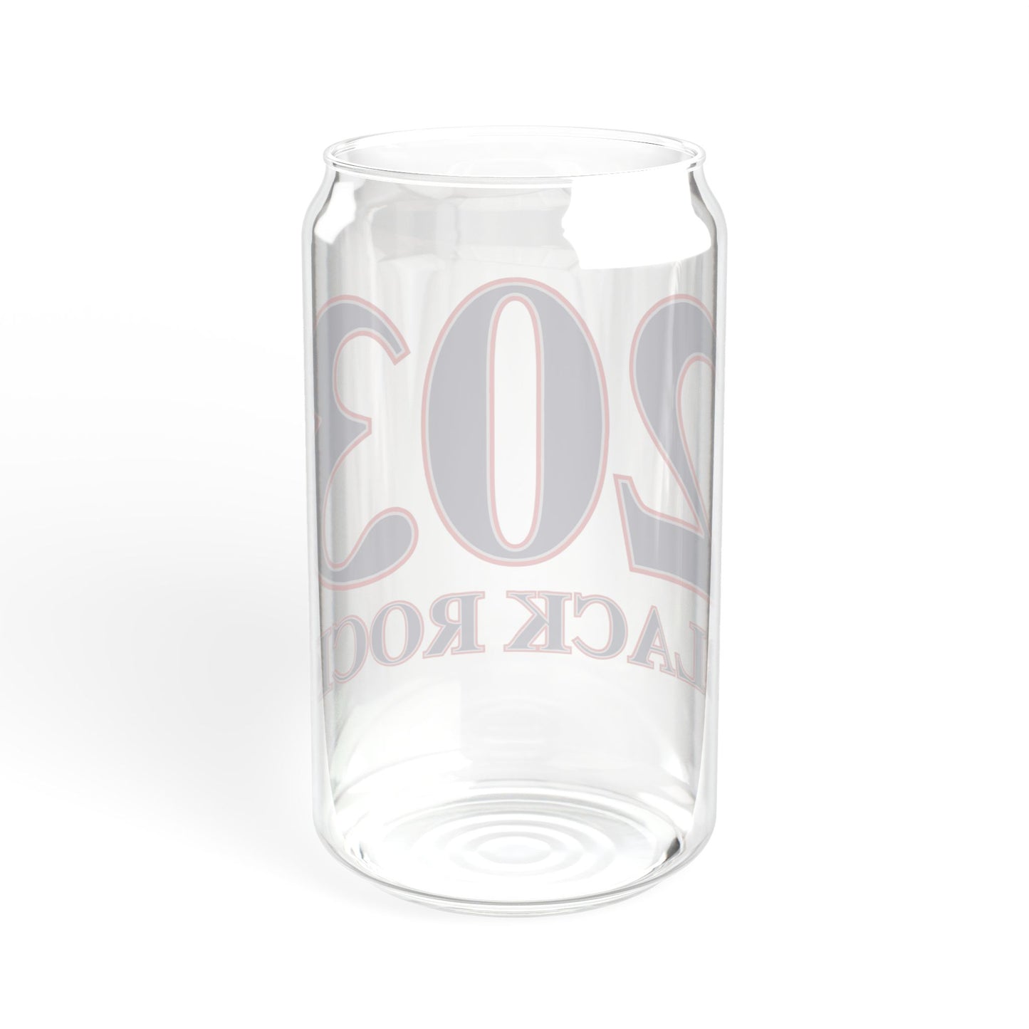 203 Black Rock Red White & Blue Sipper Glass, 16oz