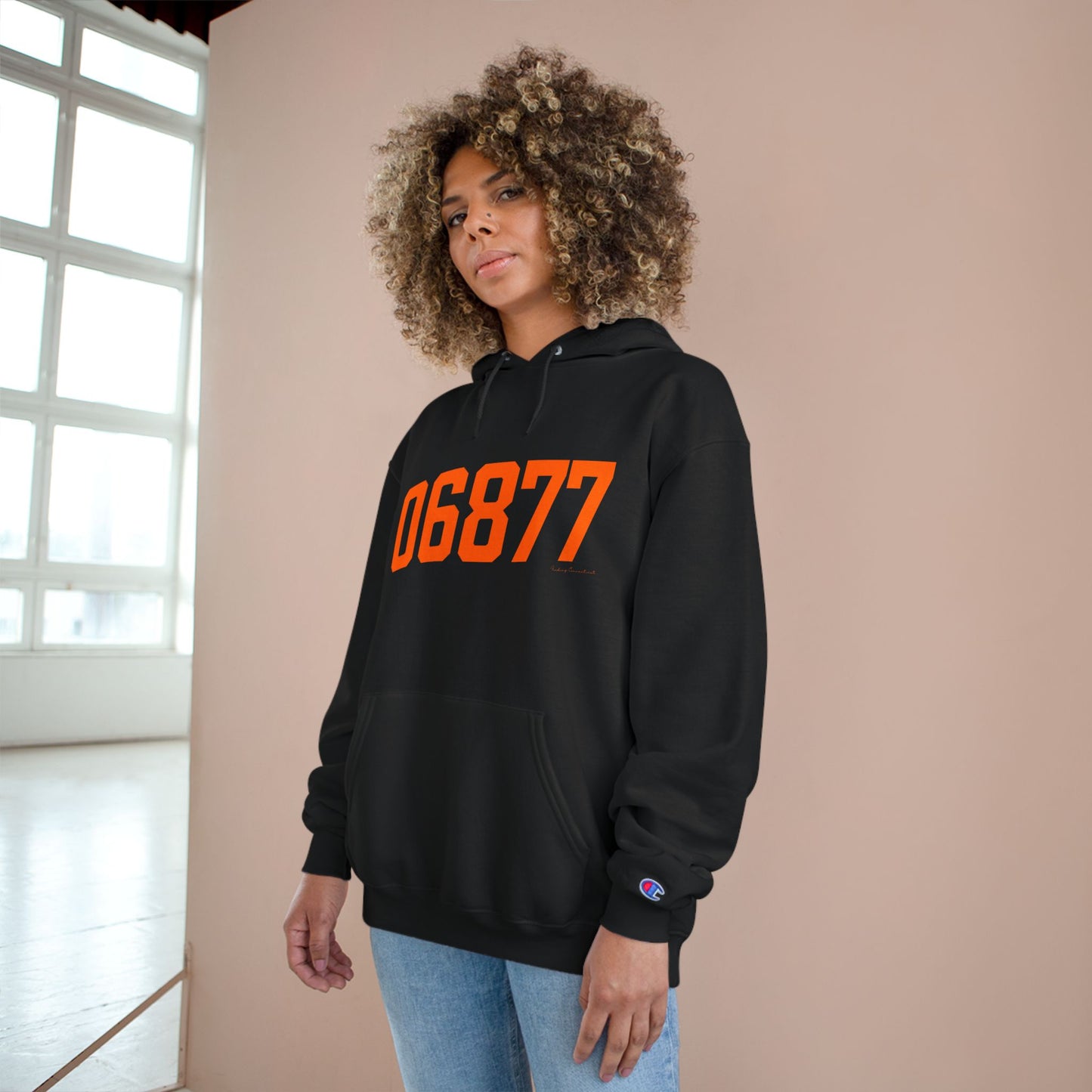 06877 Ridgefield Connecticut Zip Code Champion Hoodie Sweatshirts