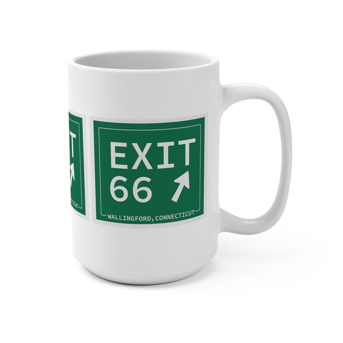 Vintage Exit 66 WCP Sign Mug 15oz