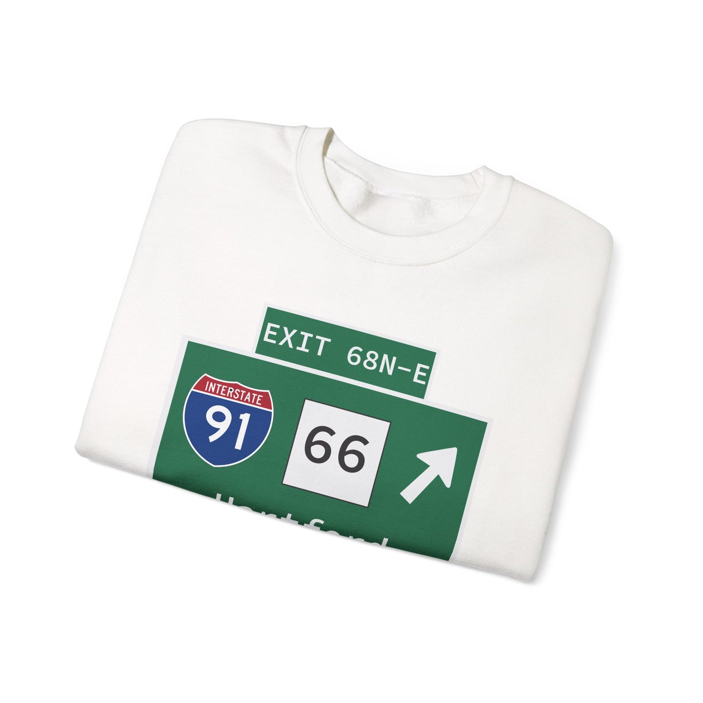 Vintage WCP Exit 68-NE Sign Unisex Heavy Blend™ Crewneck Sweatshirt