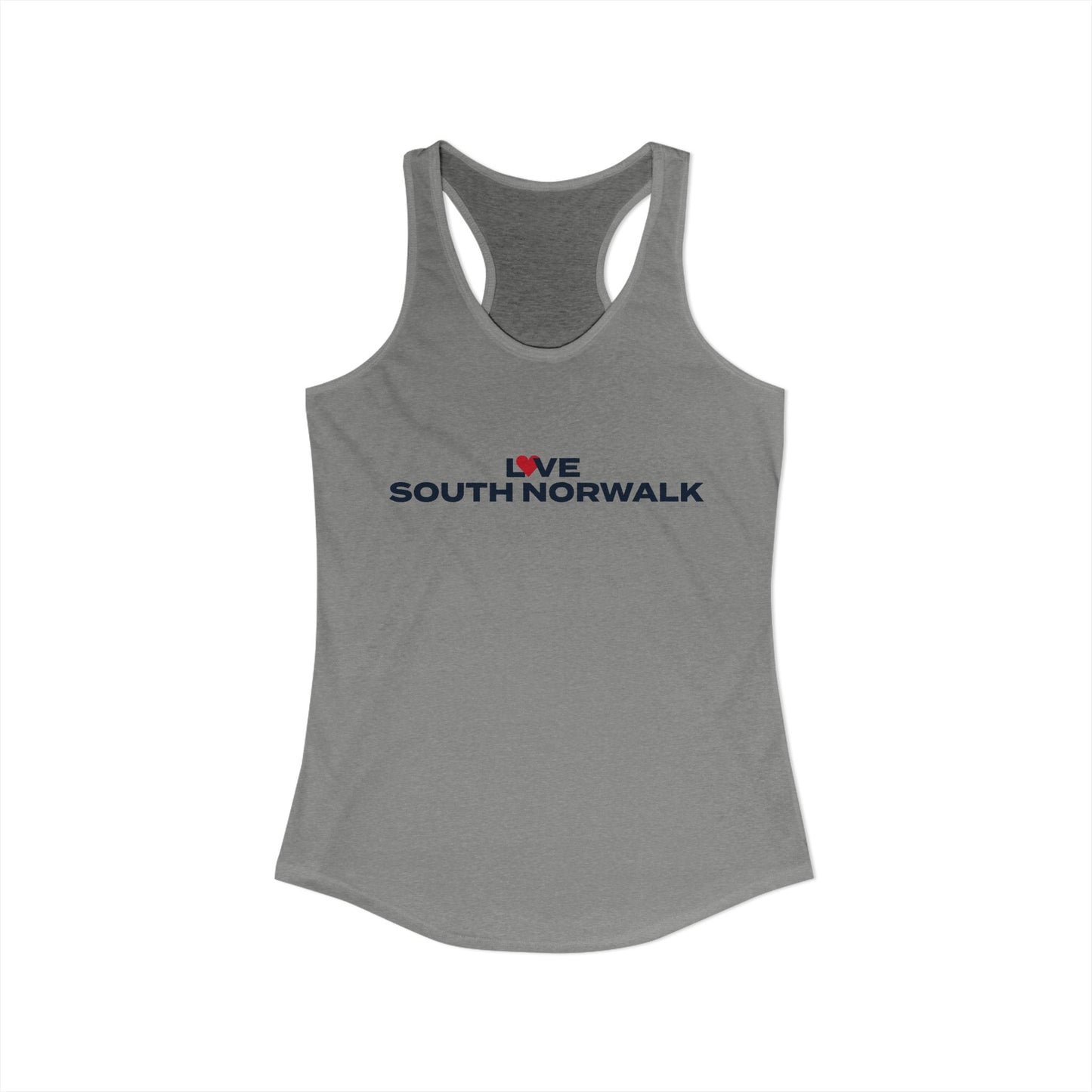 Love South Norwalk Women's Ideal Racerback Tank Top
