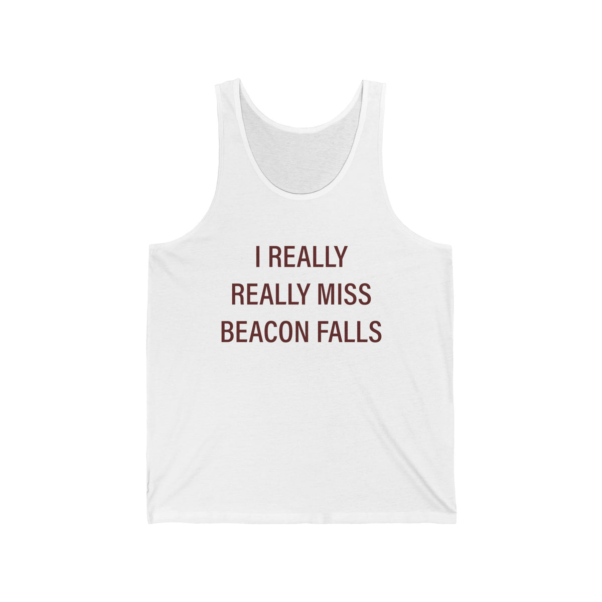 I Really Really Miss Beacon Falls Unisex Jersey Tank Top
