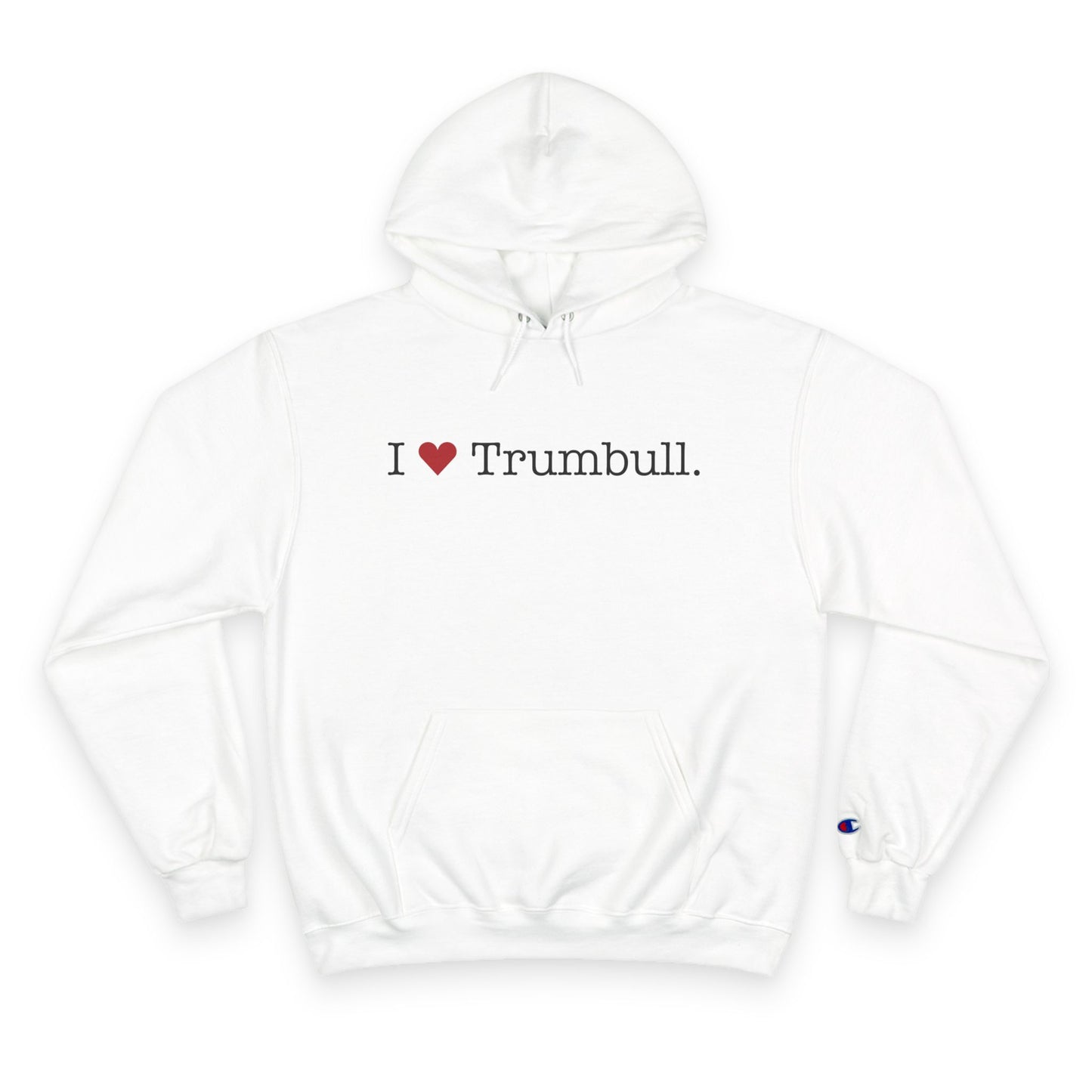 I Heart Trumbull. Champion Hoodie