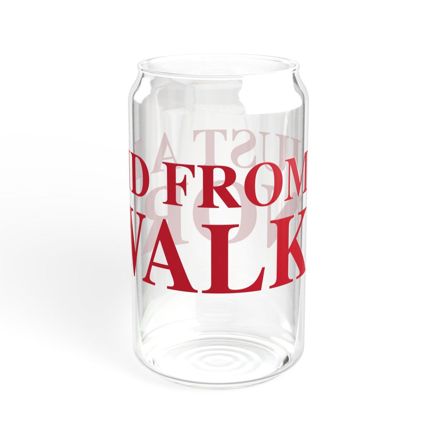 Just a kid from Norwalk Sipper Glass, 16oz