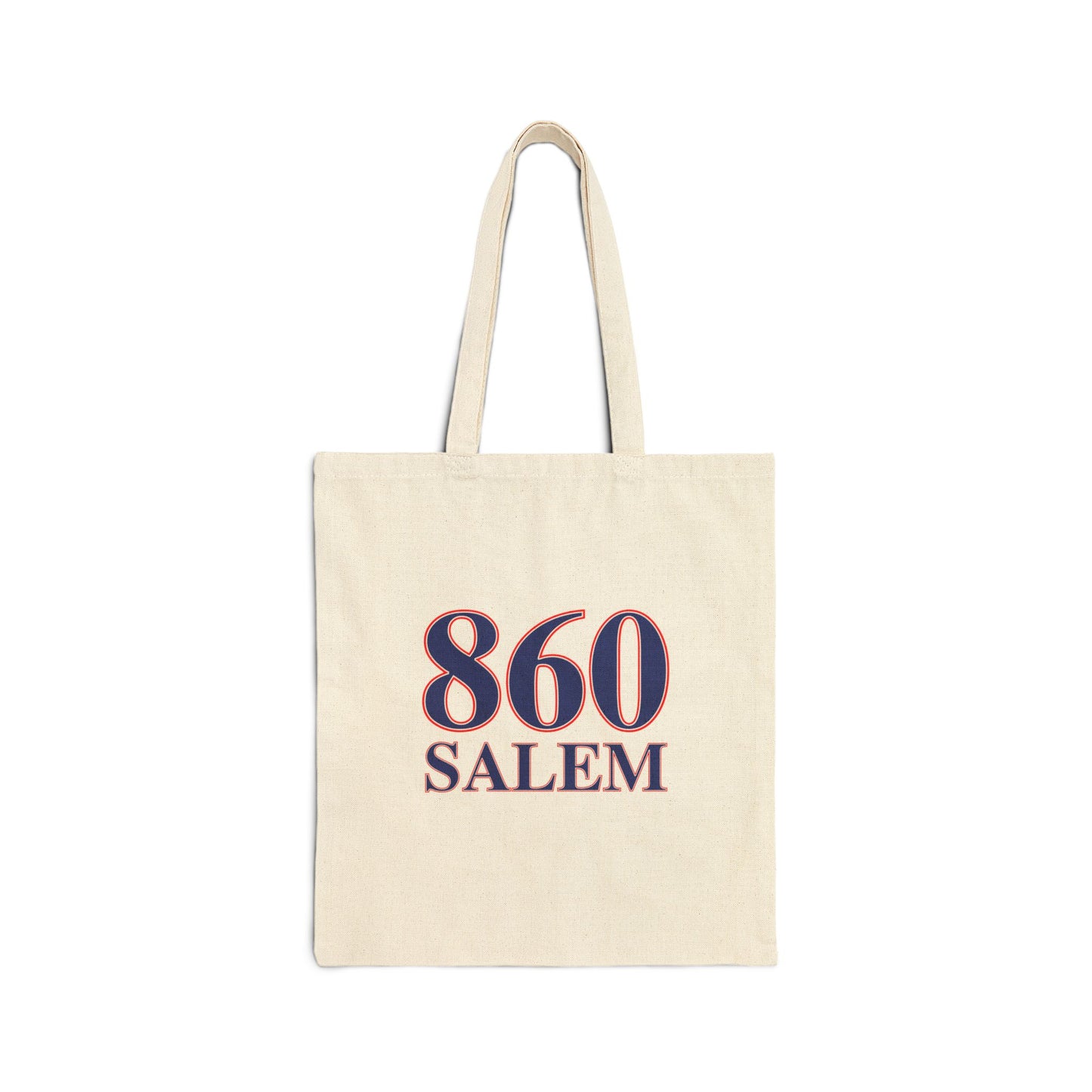 860 Salem Red, White & Blue Cotton Canvas Tote Bag
