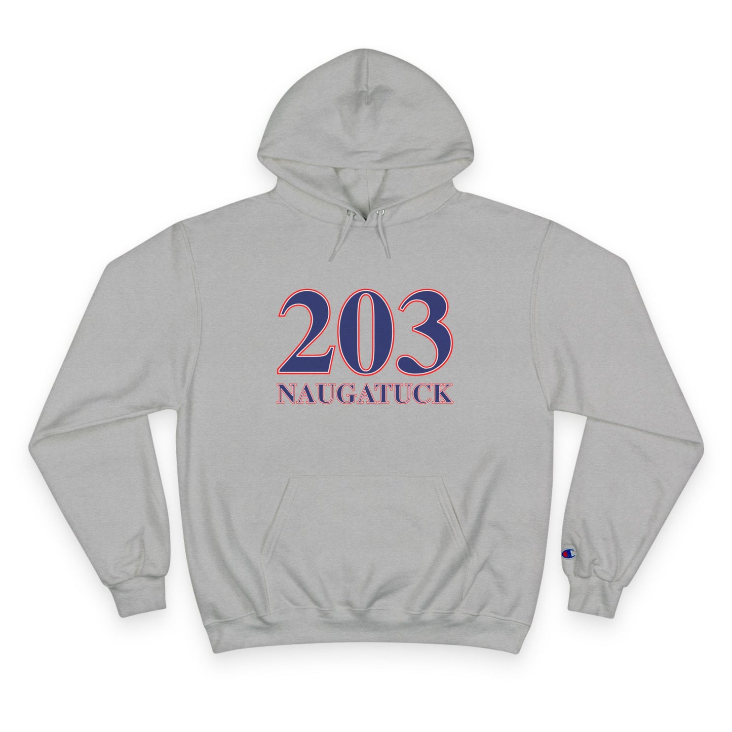 203 Naugatuck Red White & Blue Champion Hoodie