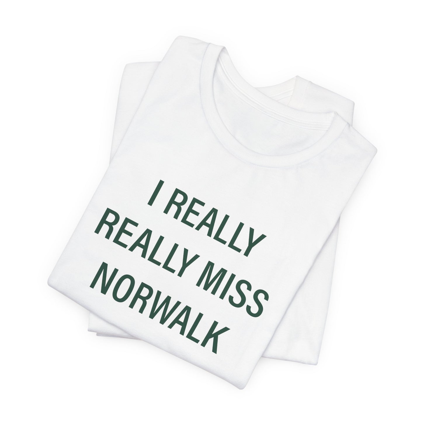 I Really Really Miss Norwalk Unisex Jersey Short Sleeve T-Shirt