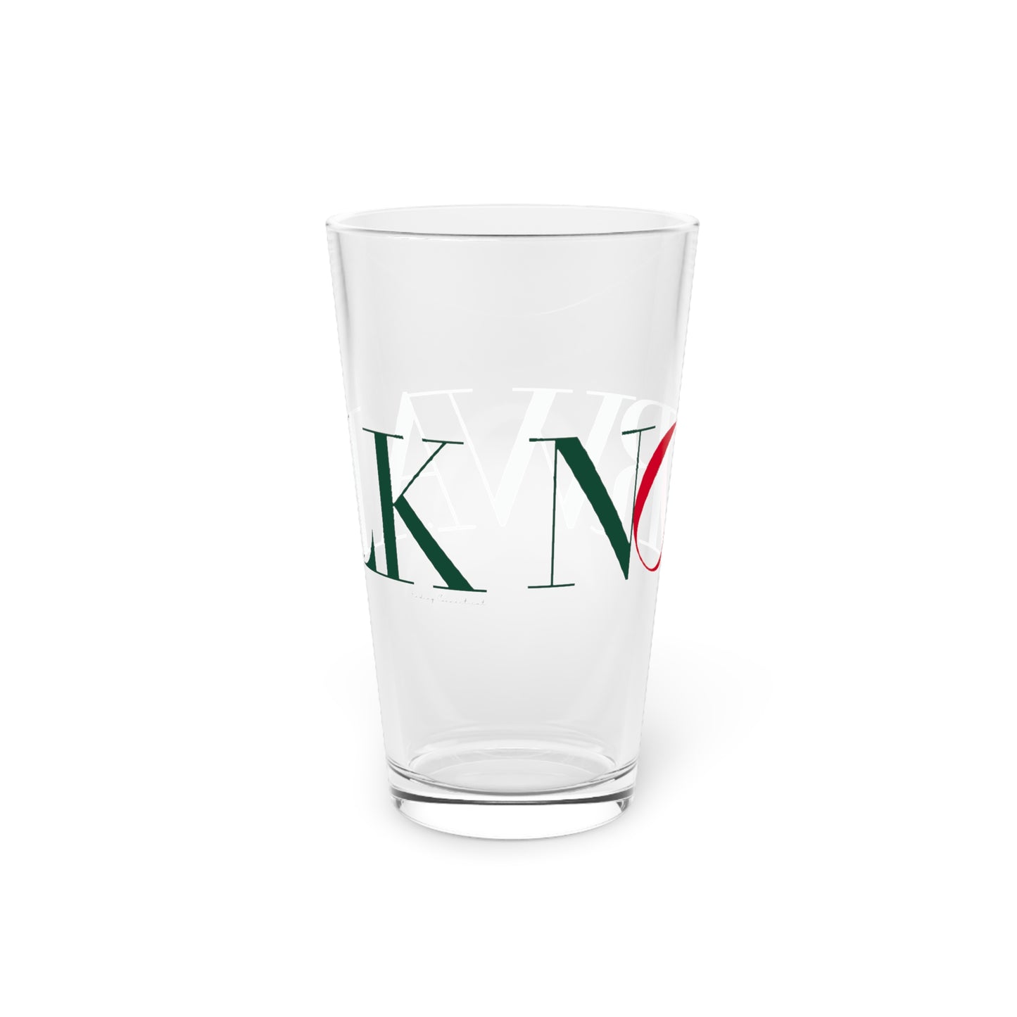 41 Tilt Norwalk Pint Glass, 16oz