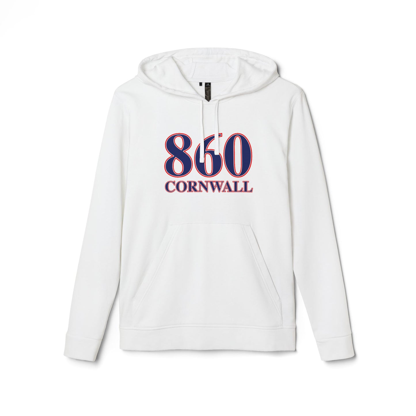 860 Cornwall Red White & Blue adidas Unisex Fleece Hoodie