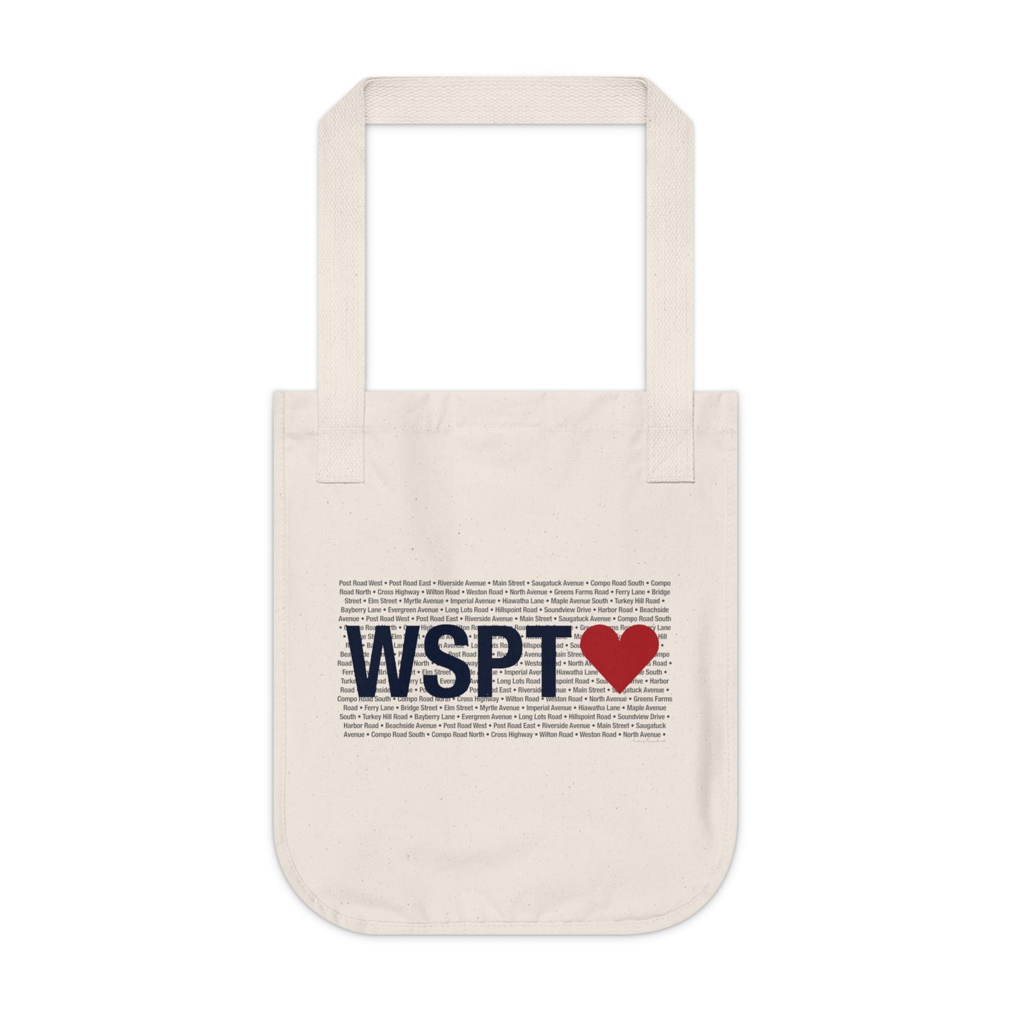 Westport Love Organic Canvas Tote Bag