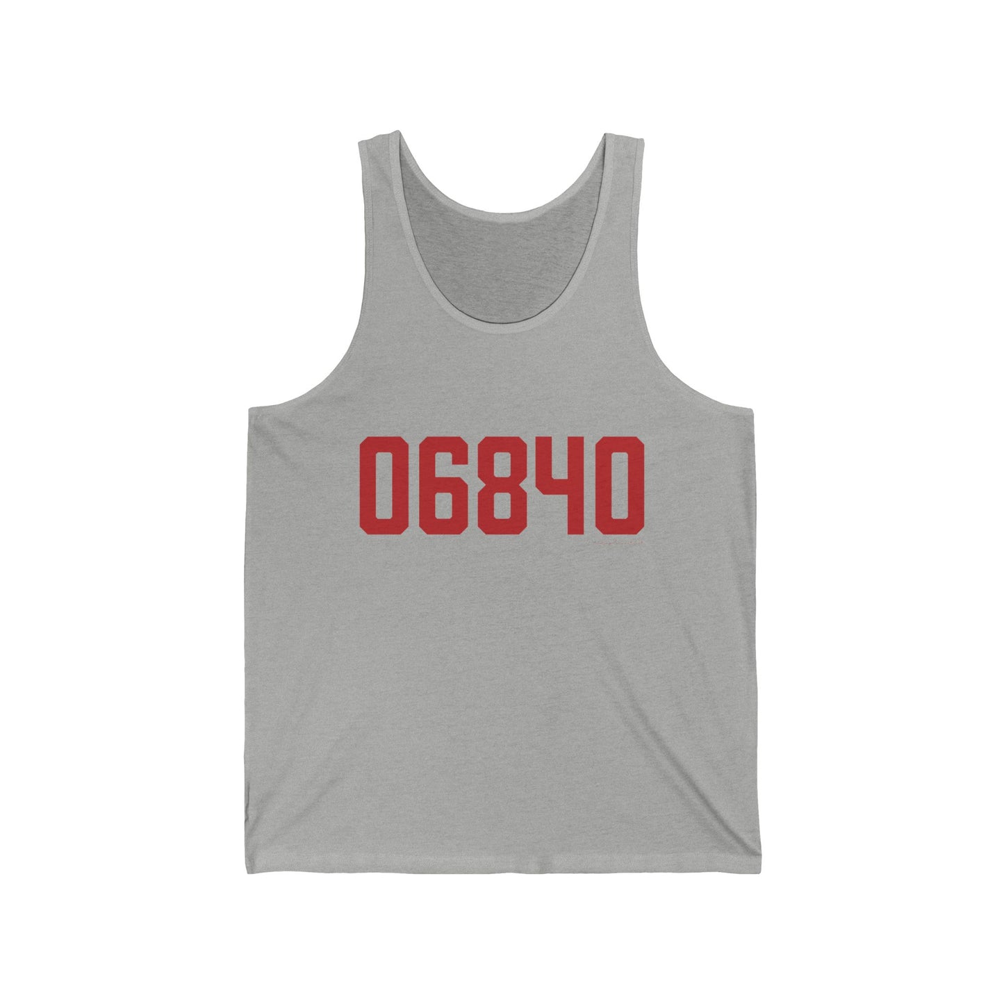 06840 New Canaan Connecticut Zip Code Unisex Jersey Tank Top
