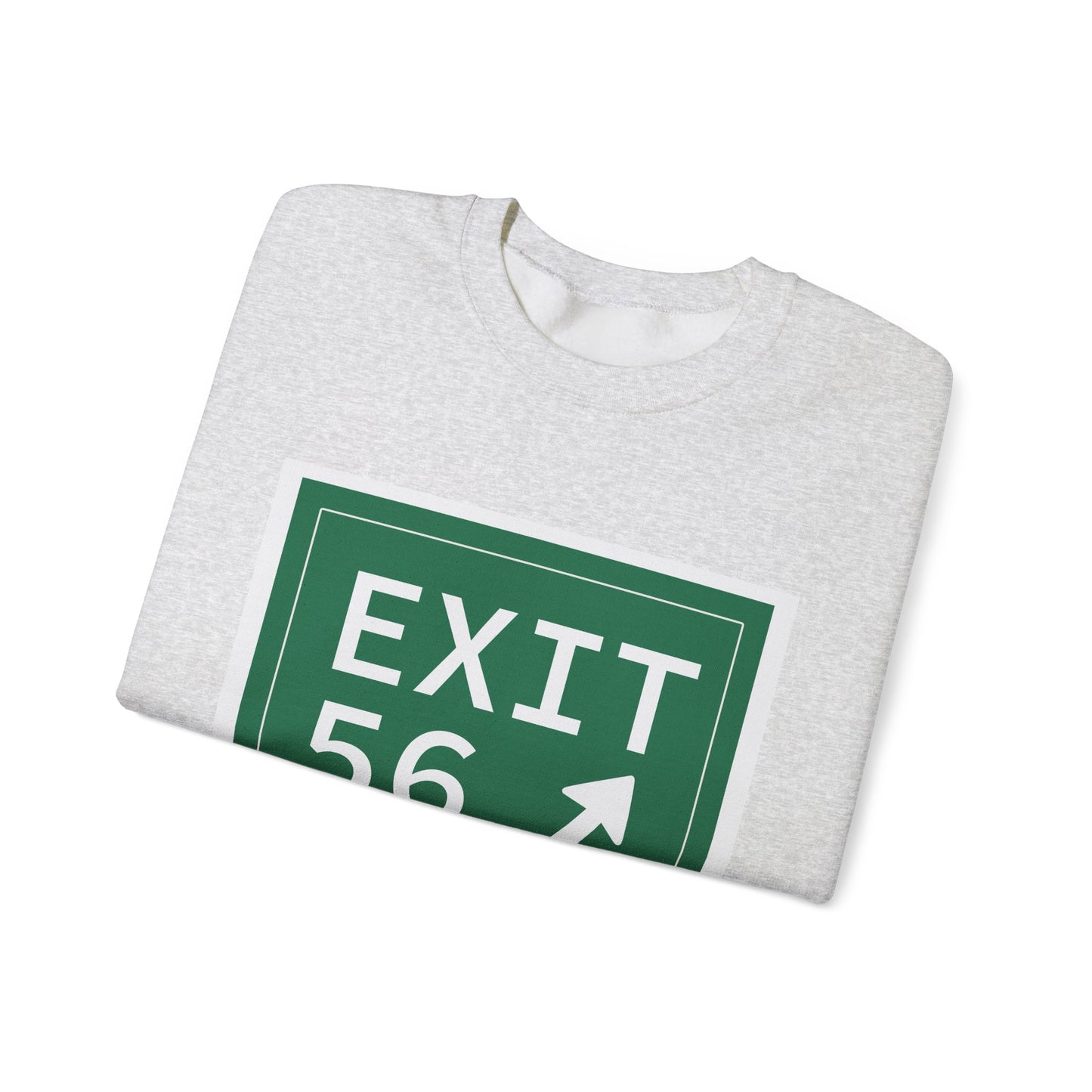 Vintage Exit 56 WCP Sign Unisex Heavy Blend™ Crewneck Sweatshirt
