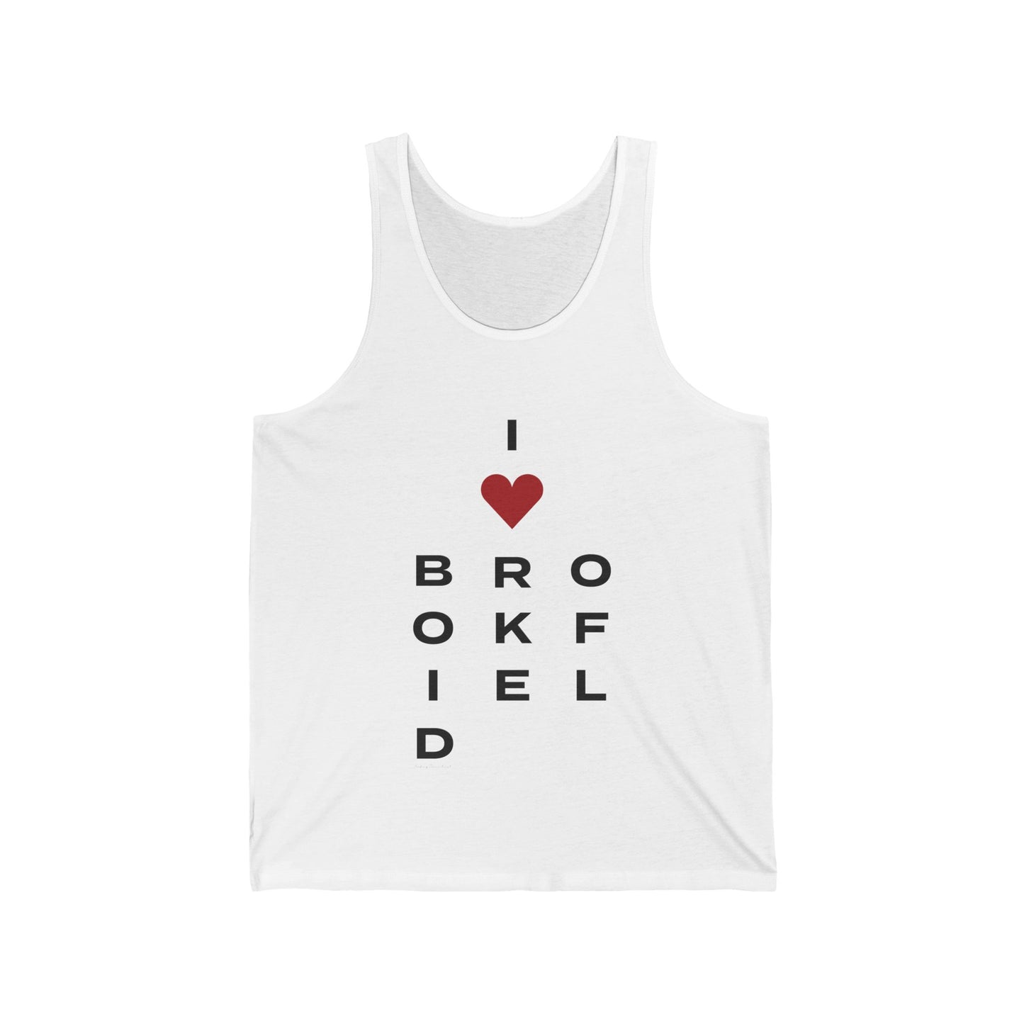 Brookfield Vision Unisex Jersey Tank Top