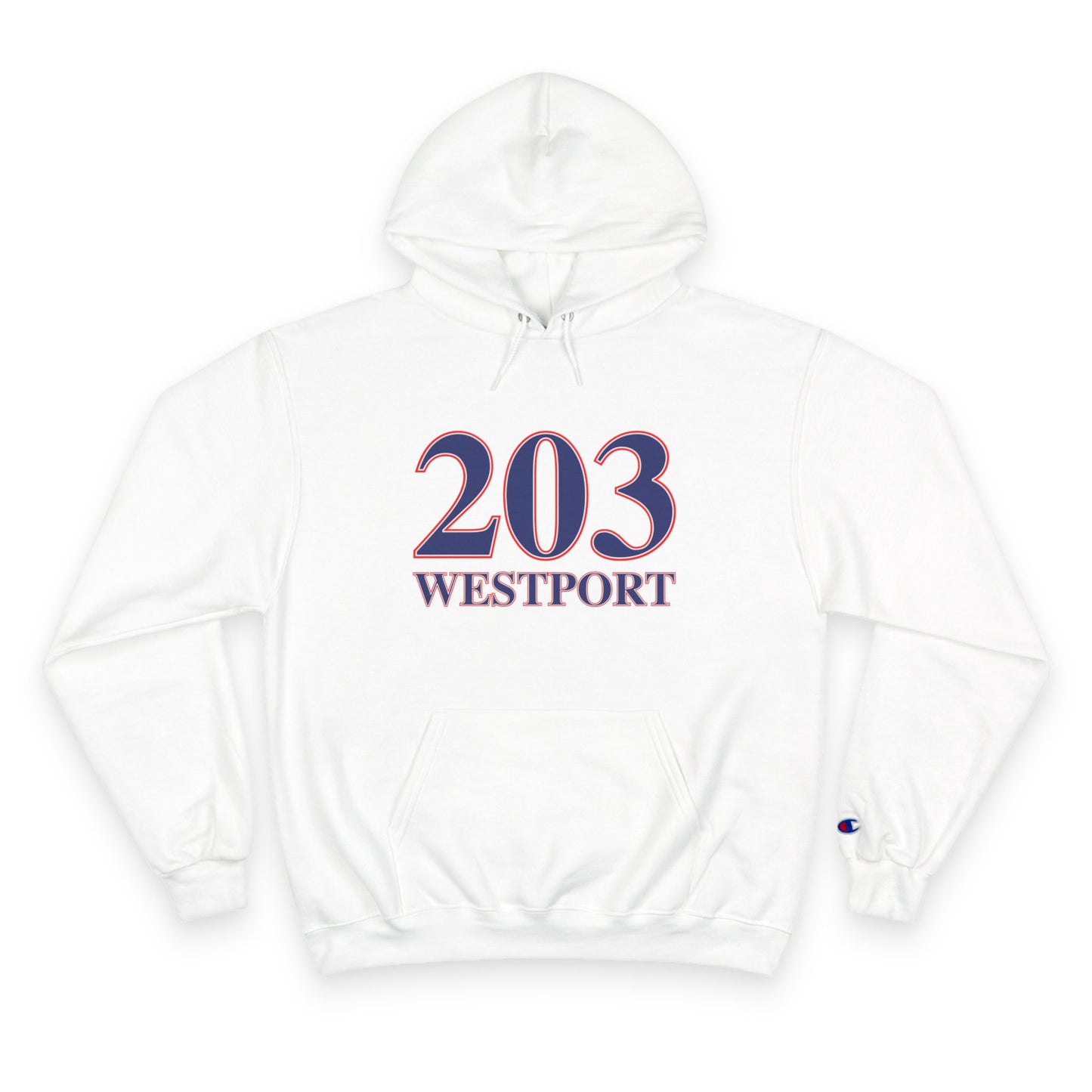 203 Westport Red White & Blue Champion Hoodie