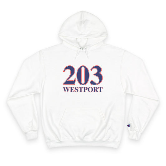 203 Westport Red White & Blue Champion Hoodie