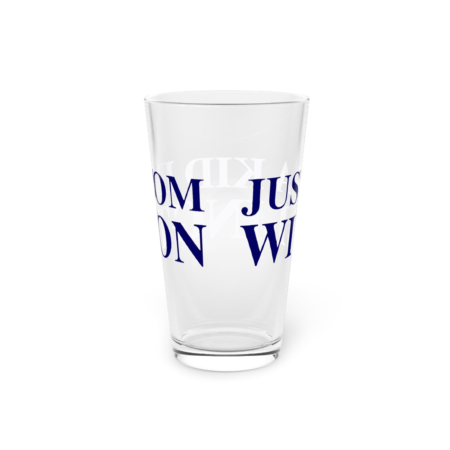 Just a kid from Willington Pint Glass, 16oz