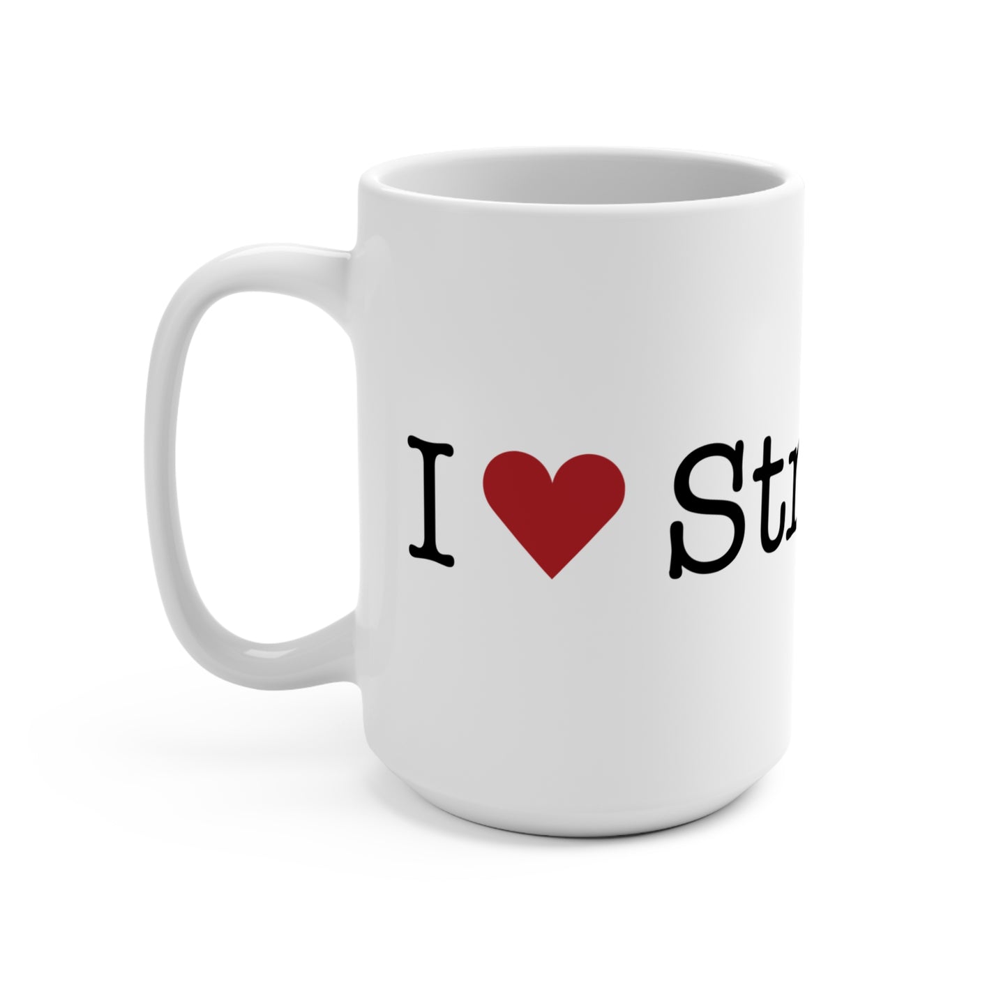 I Heart Stratfield. Mug 15oz
