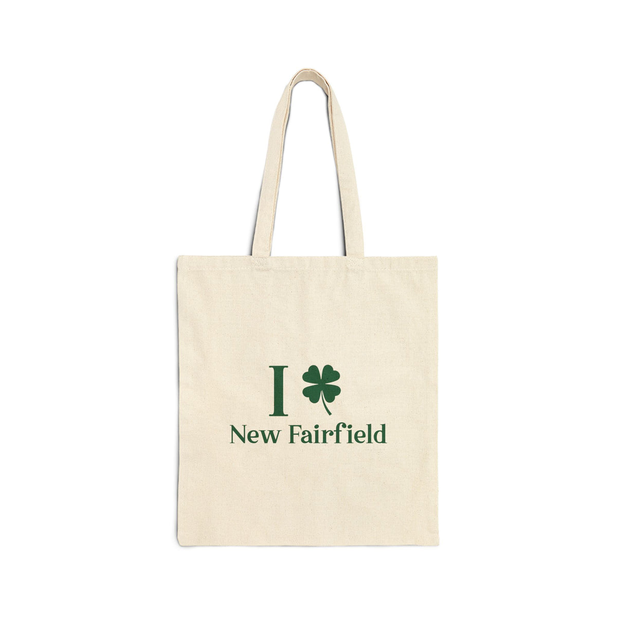 I Clover New Fairfield Cotton Canvas Tote Bag
