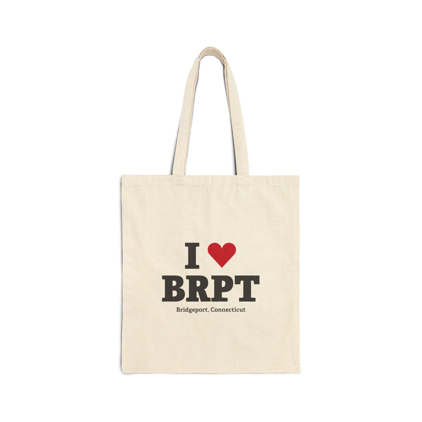 I Heart BRPT Cotton Canvas Tote Bag