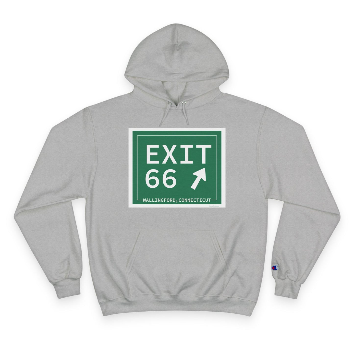 Vintage Exit 66 WCP Sign Champion Hoodie