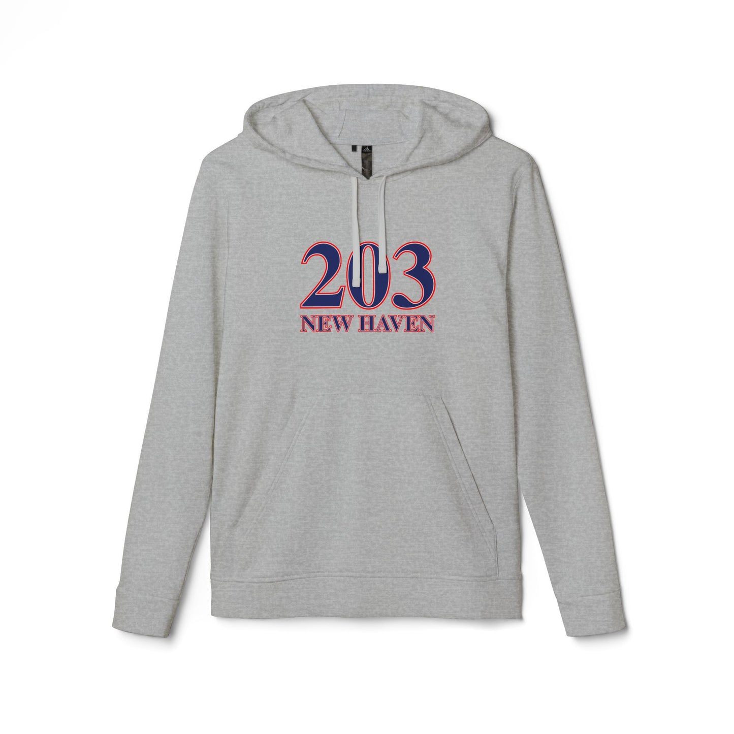 203 New Haven Red, White & Blue adidas Unisex Fleece Hoodie