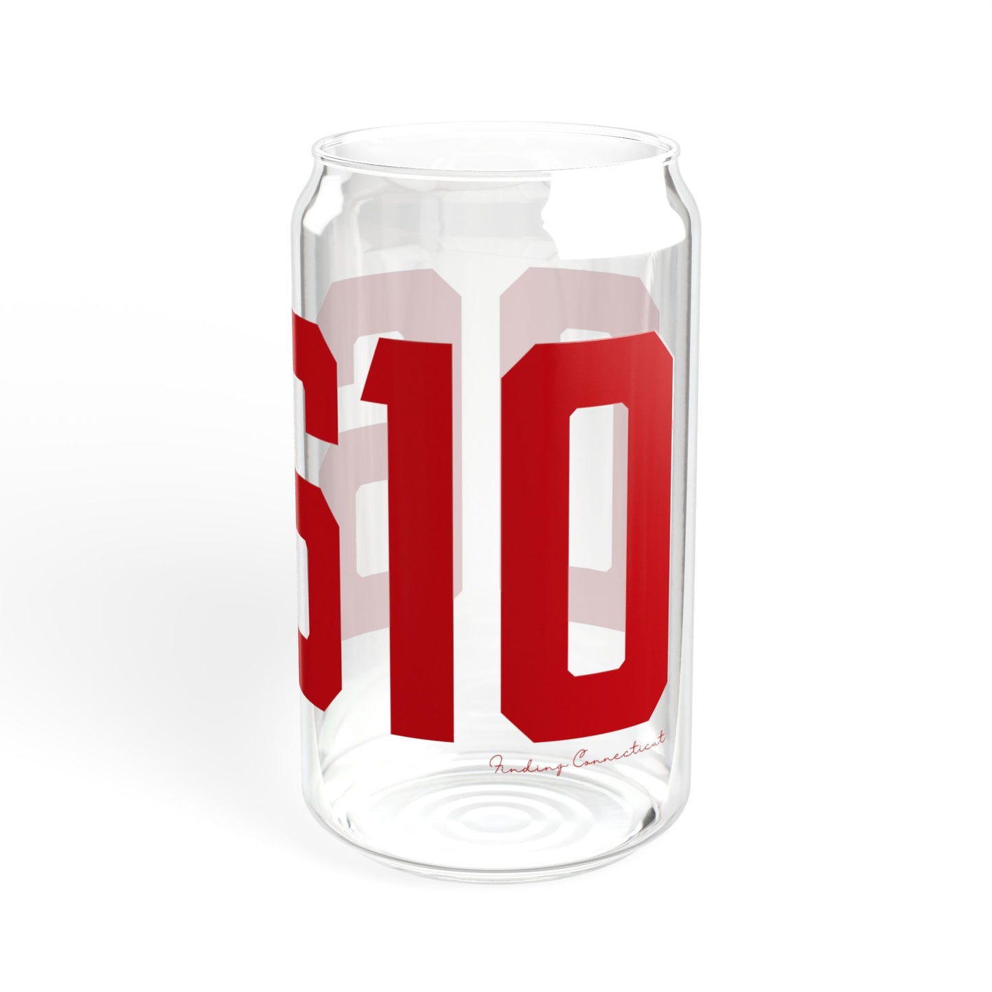 06610 Bridgeport Connecticut Zip Code Sipper Glass, 16oz