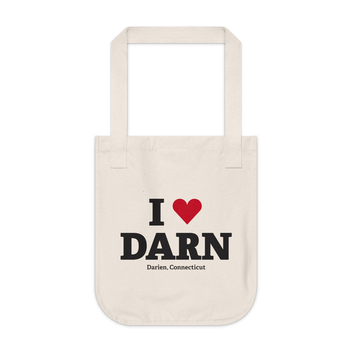 I Heart DARN Organic Canvas Tote Bag