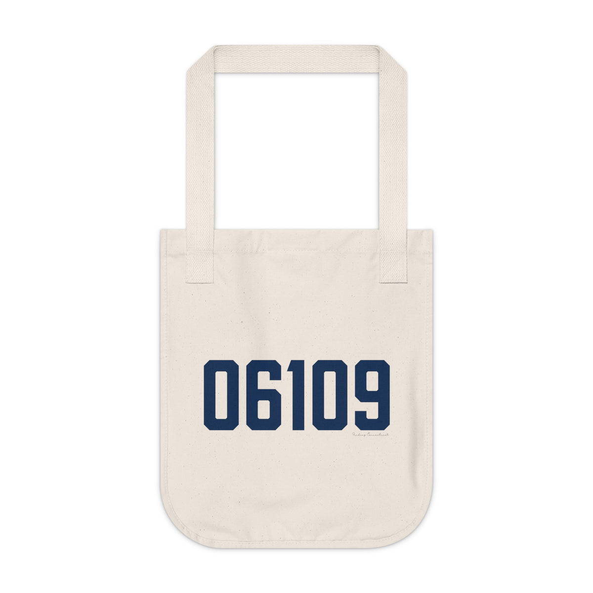 06109 Wethersfield Connecticut Zip Code Organic Canvas Tote Bag