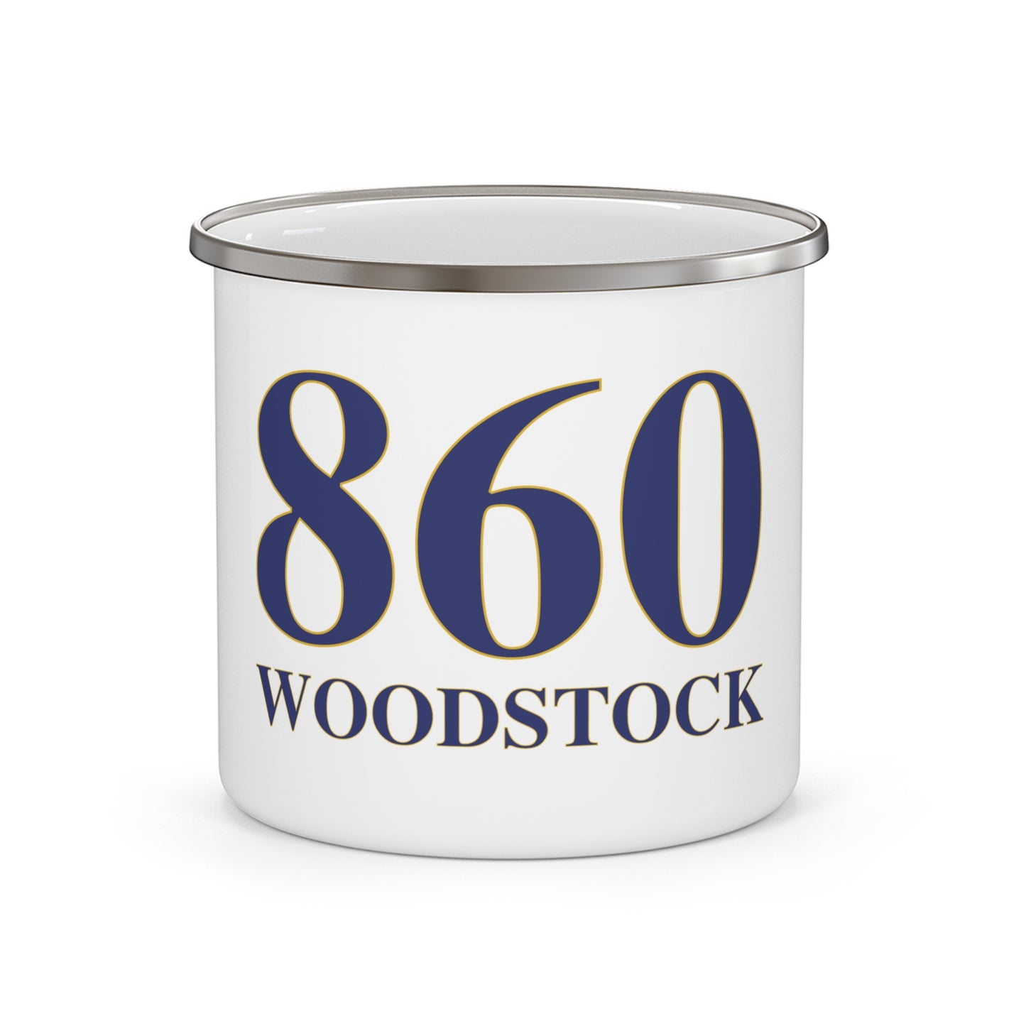 860 Woodstock Enamel Camping Mug