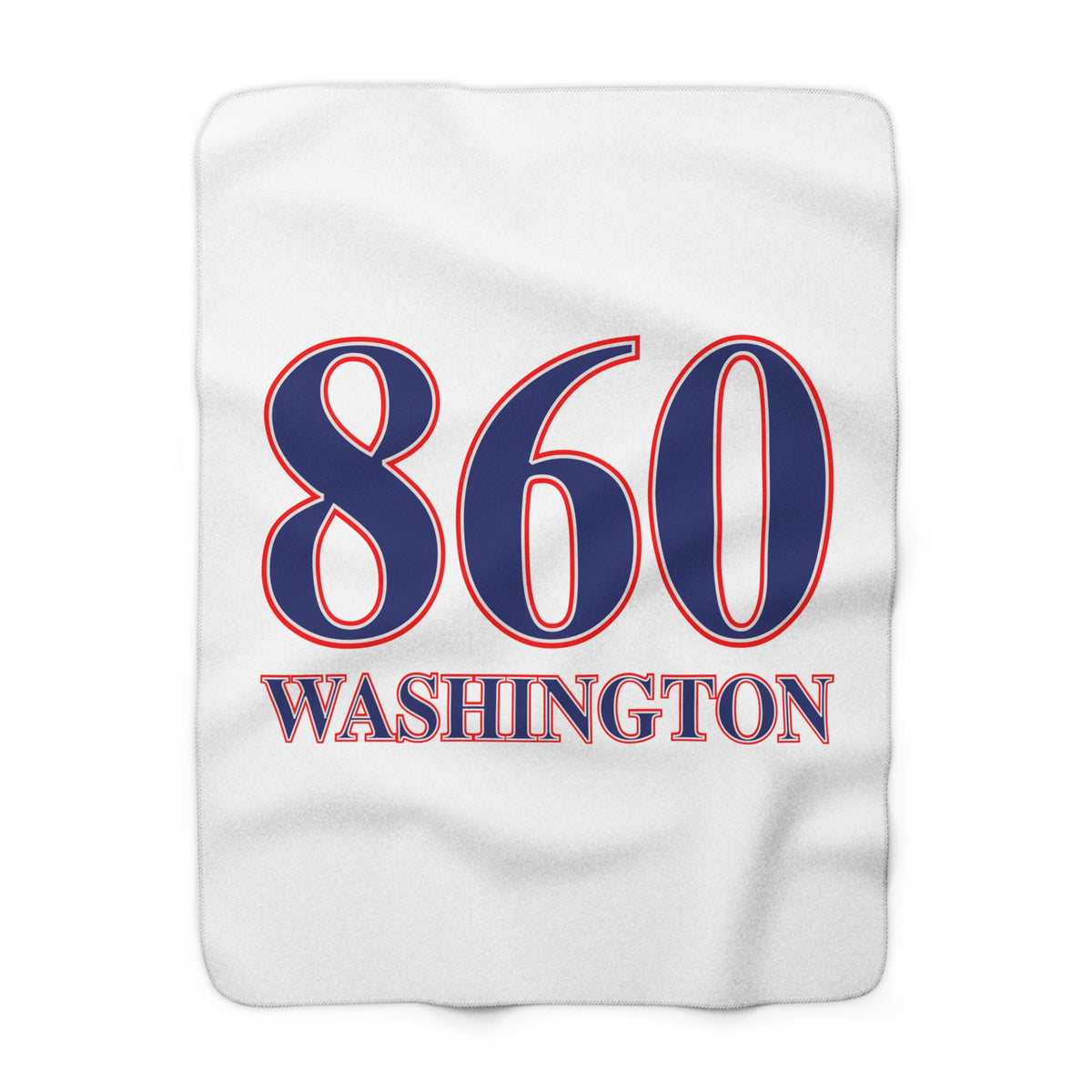 Washington Red, White & Blue Sherpa Fleece Blanket
