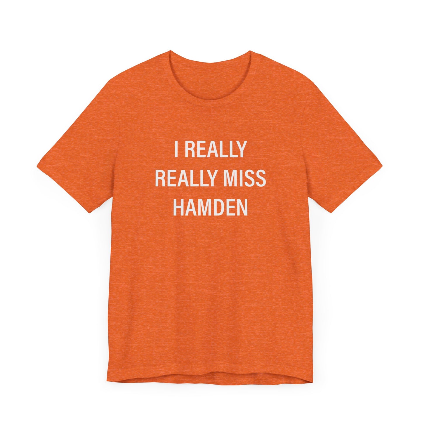 I Really Really Miss Hamden Unisex Jersey Short Sleeve Tee
