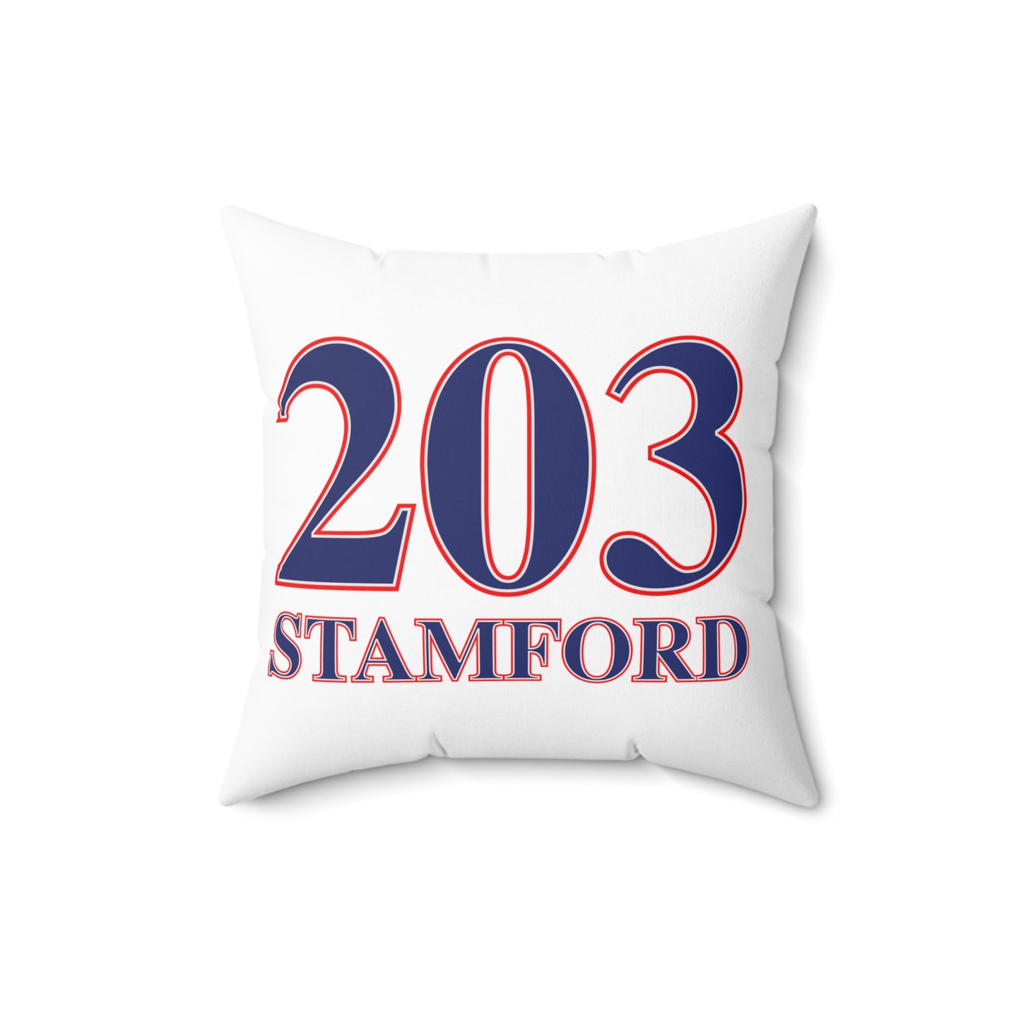 203 Stamford Red White & Blue Spun Polyester Square Pillow