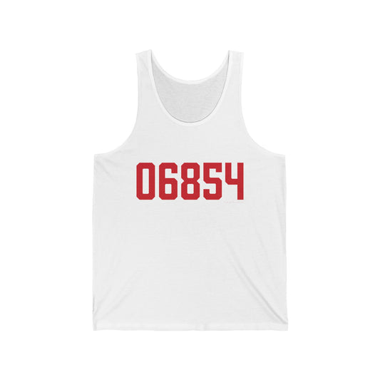 06854 Norwalk Connecticut Zip Code Unisex Jersey Tank Top