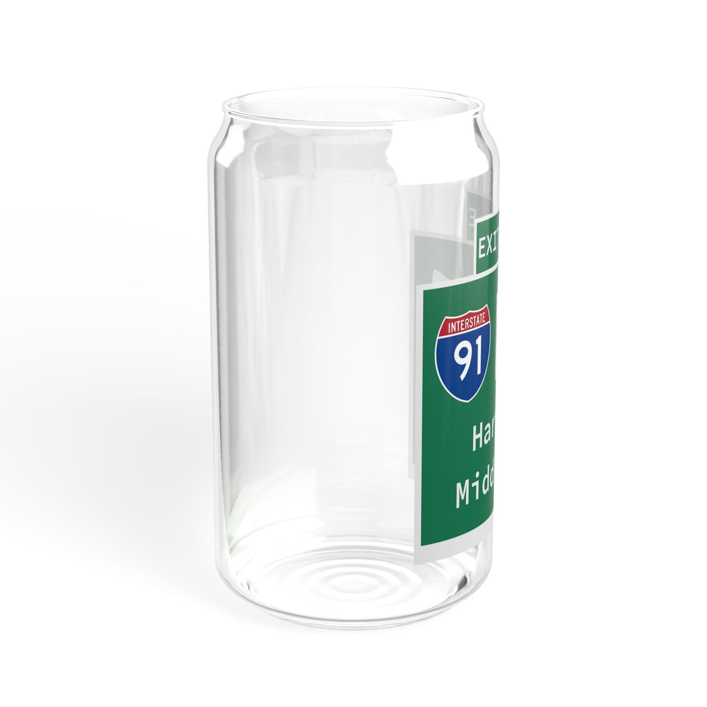 Vintage WCP Exit 68-NE Sign Sipper Glass, 16oz