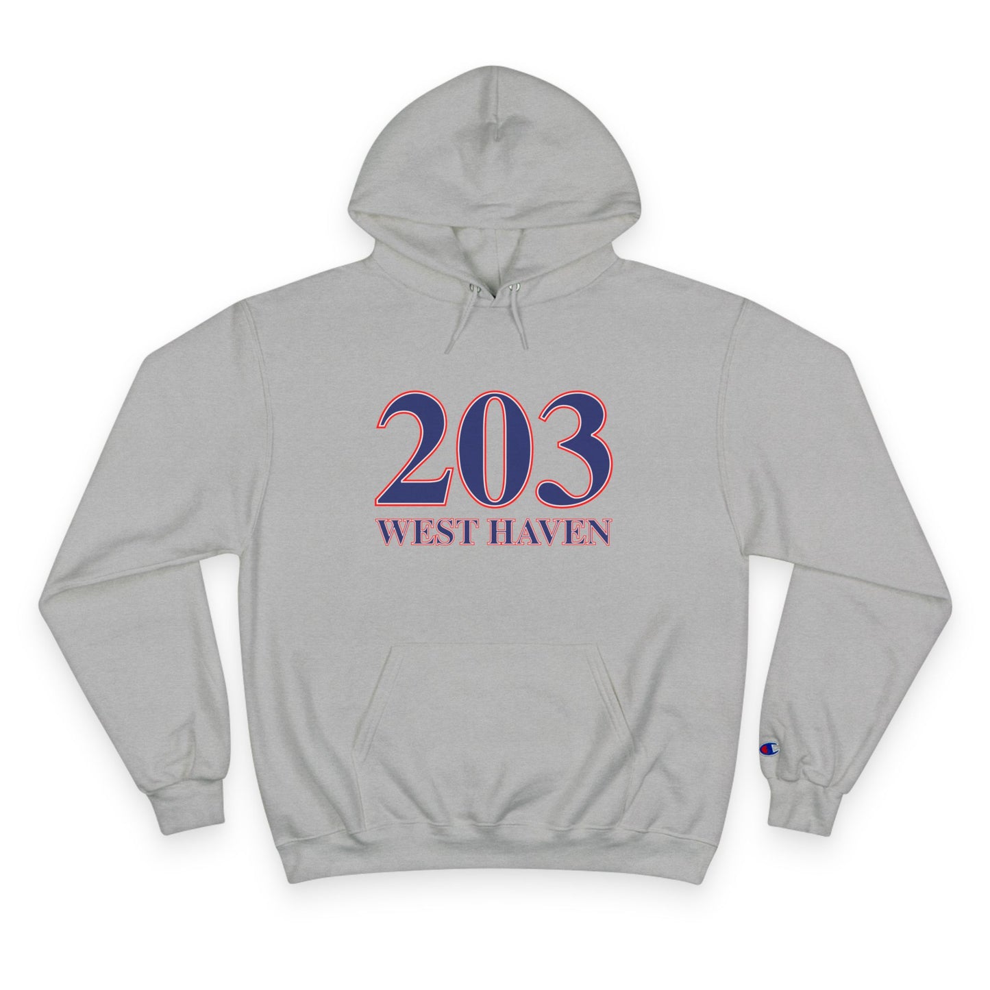 203 West Haven Red White & Blue Champion Hoodie