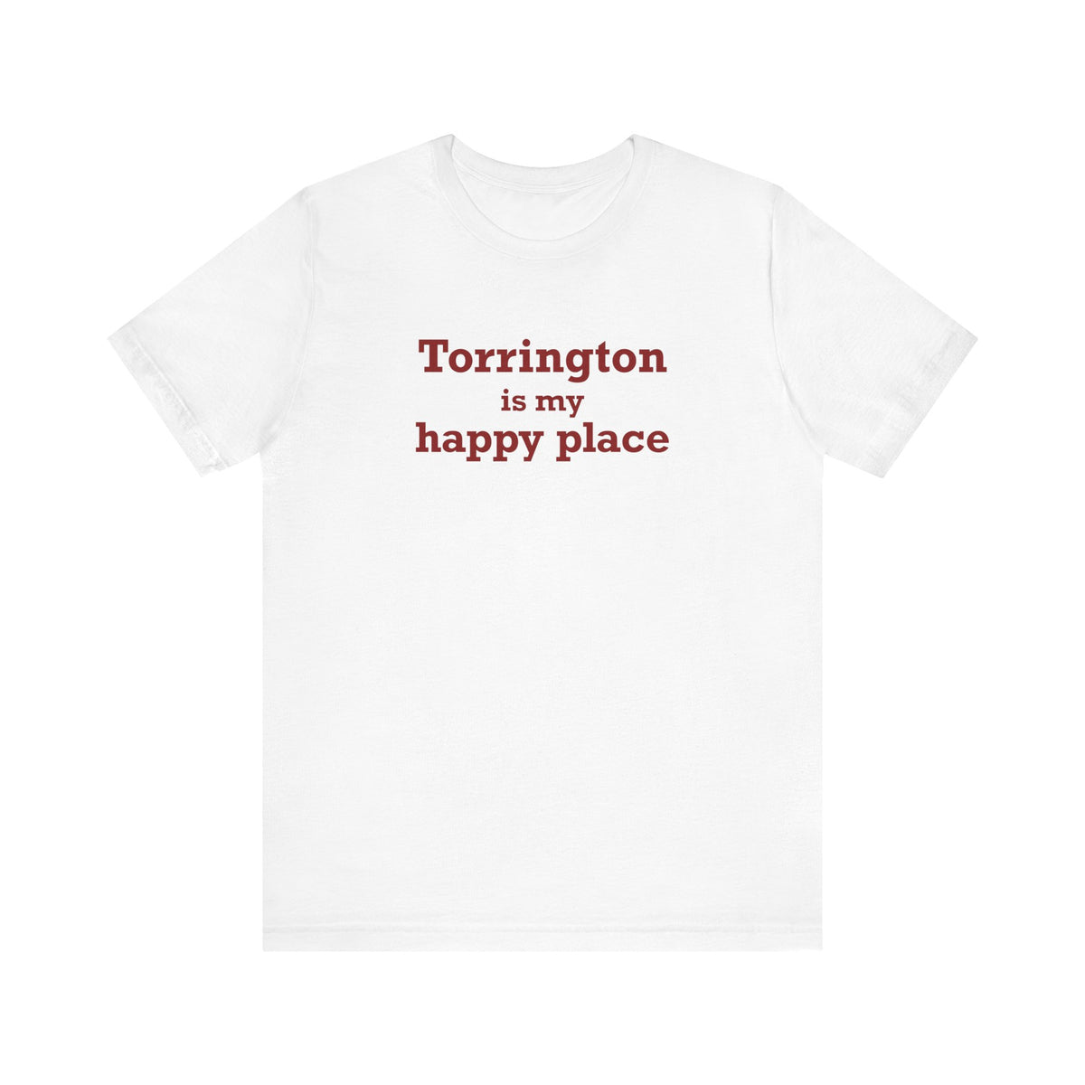Torrington is My Happy Place Jersey Short Sleeve T-Shirt