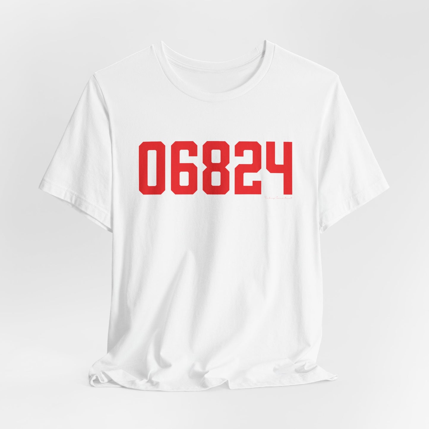 06824 Fairfield Connecticut Zip Code Unisex Jersey Short Sleeve T-Shirt