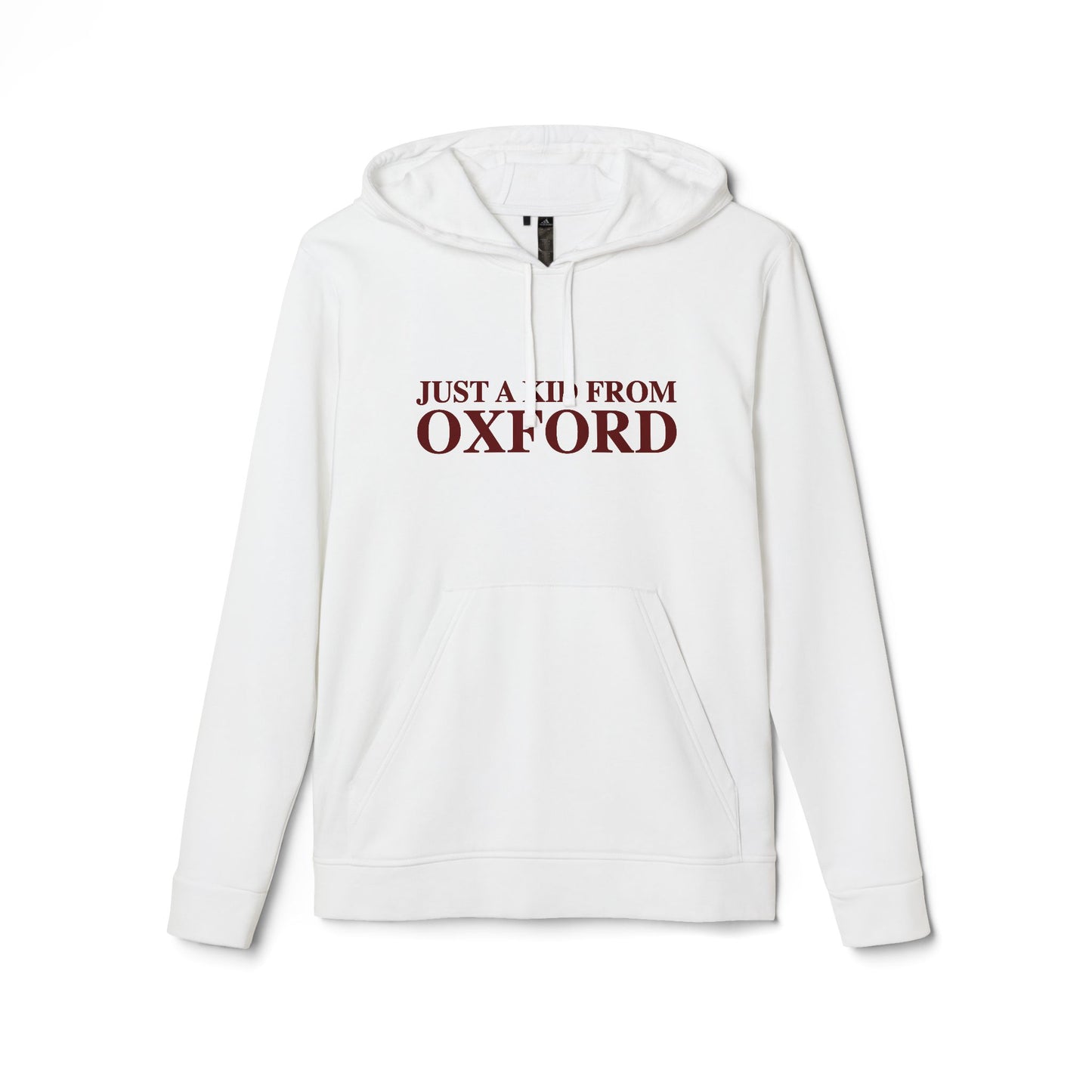 Just a kid from Oxford adidas Unisex Fleece Hoodie