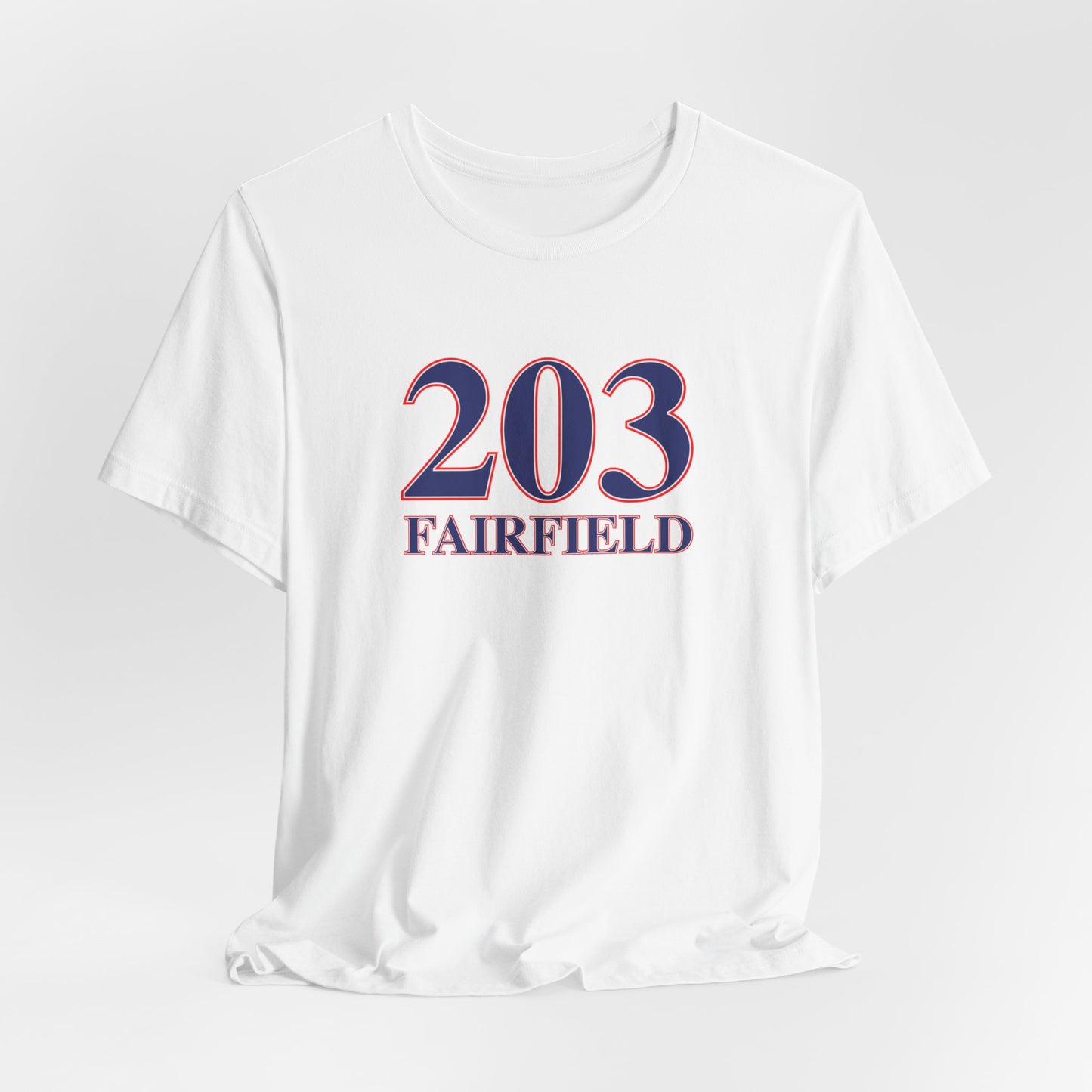203 Fairfield Red, White & Blue Unisex Jersey Short Sleeve T-Shirt