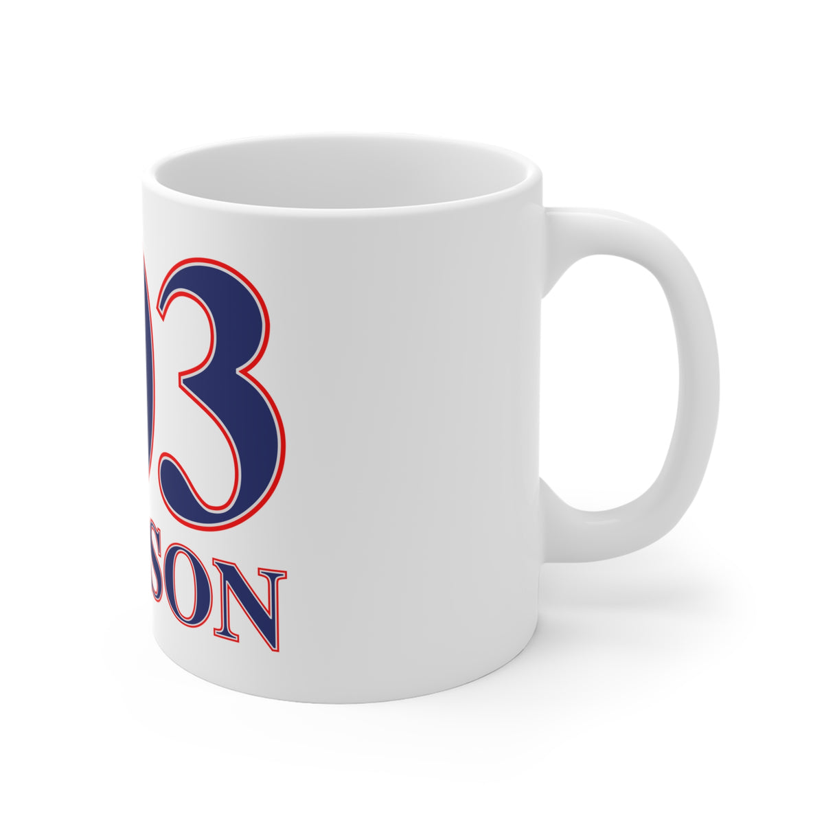Madison Red, White & Blue Flag Mug 11oz