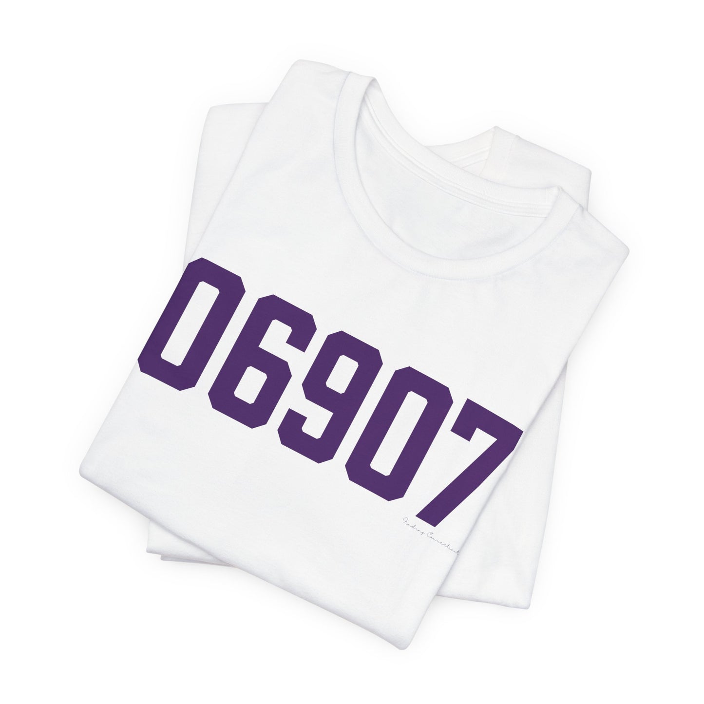 06907 Stamford Connecticut Zip Code Unisex Jersey Short Sleeve T-Shirt