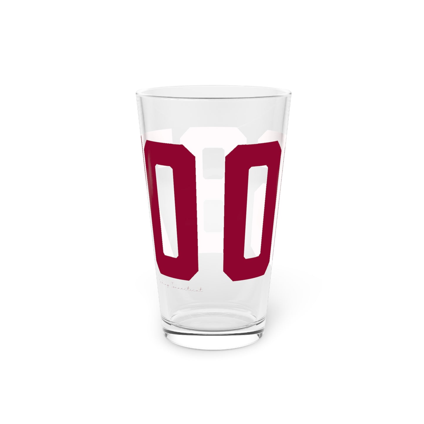 06870 - Greenwich Connecticut Zip Code Pint Glass, 16oz