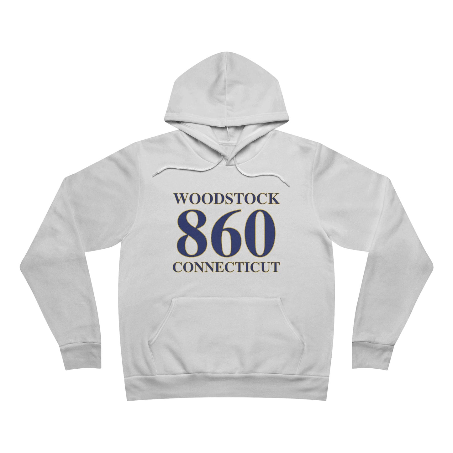 Woodstock 860 Connecticut Unisex Sponge Fleece Pullover Hoodie