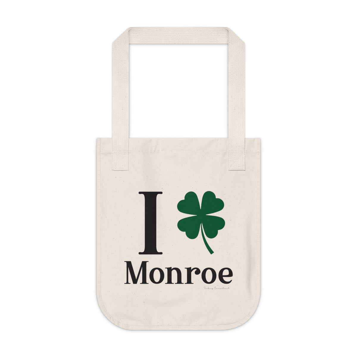 I Clover Monroe Organic Canvas Tote Bag