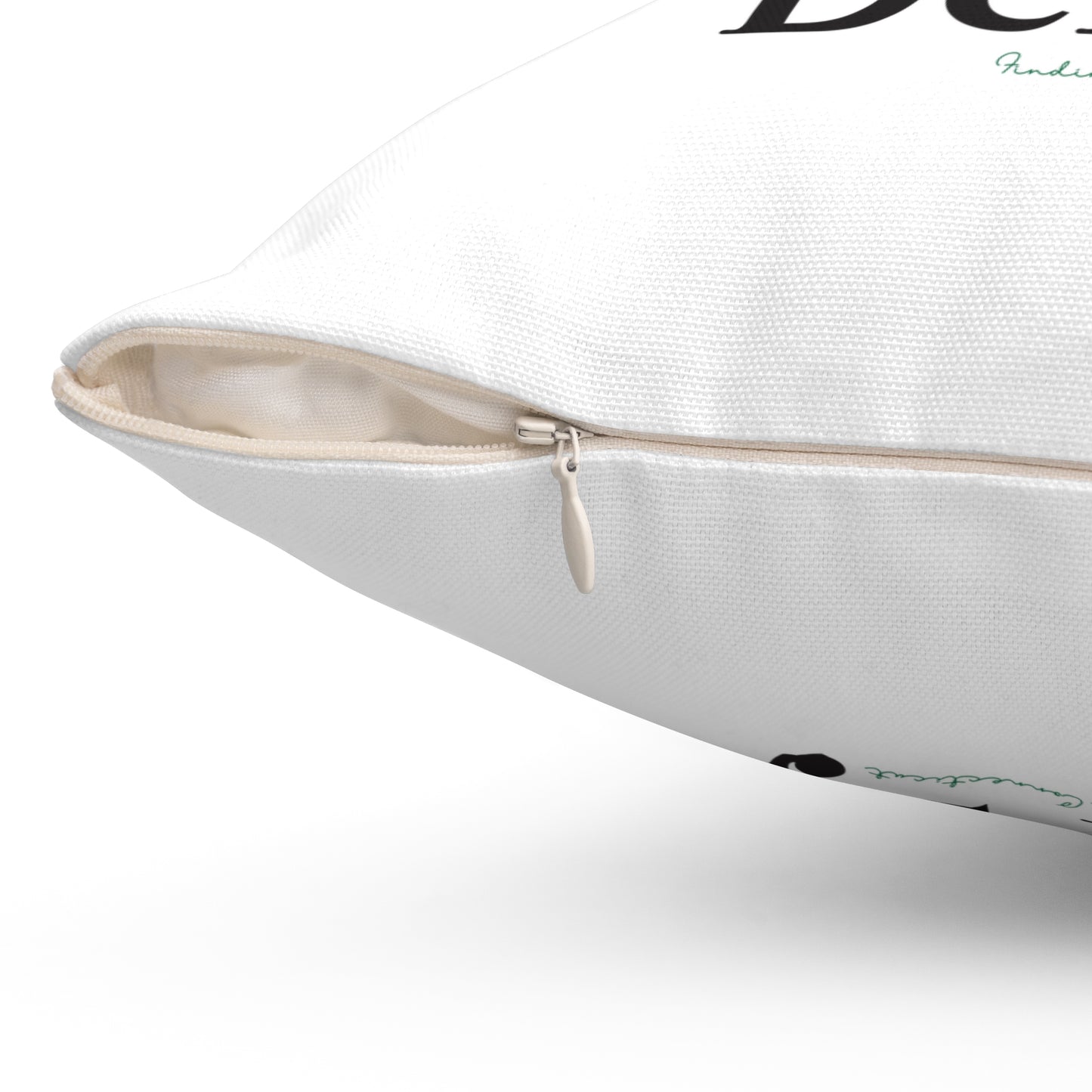 I Clover Derby Spun Polyester Square Pillow